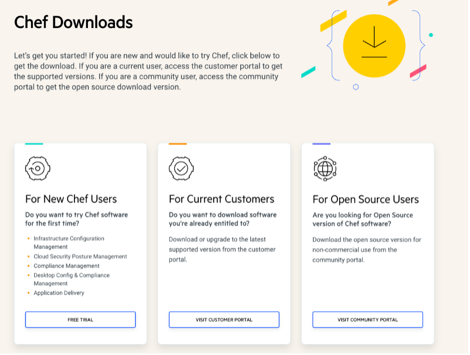 screenshot of a homepage