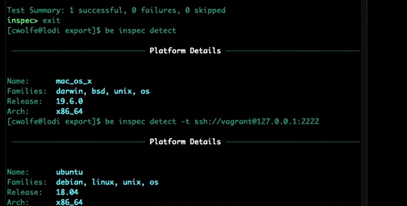InSpec Detect
