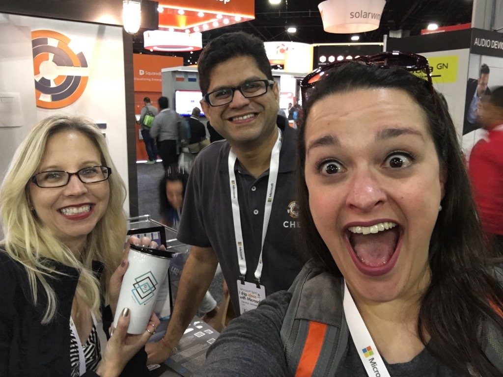 Chef at Microsoft Ignite: Tumbler giveaway at the booth